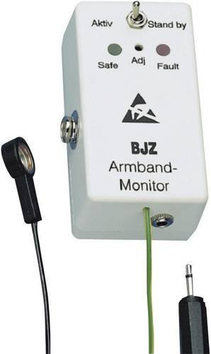 BJZ C-193 2331 ESD-Testgerät zur Personenerdung und Messung des Ableitwiderstands in Weiß - Bild 1