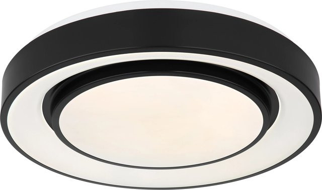 Globo LED Deckenleuchte Sully Schwarz Rund mit Fernbedienung und Dimmfunktion, Durchmesser: 38 cm, Höhe: 7,5 cm - Bild 2