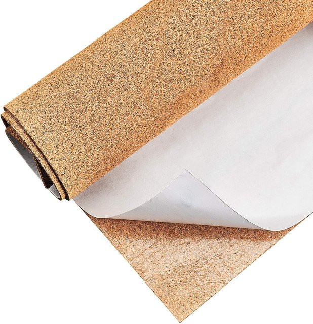 Selbstklebende Korkrolle in Braun, 2 mm Dicke, 30,5 x 61 cm für Pinnwände, Untersetzer und Bastelarbeiten - Bild 1