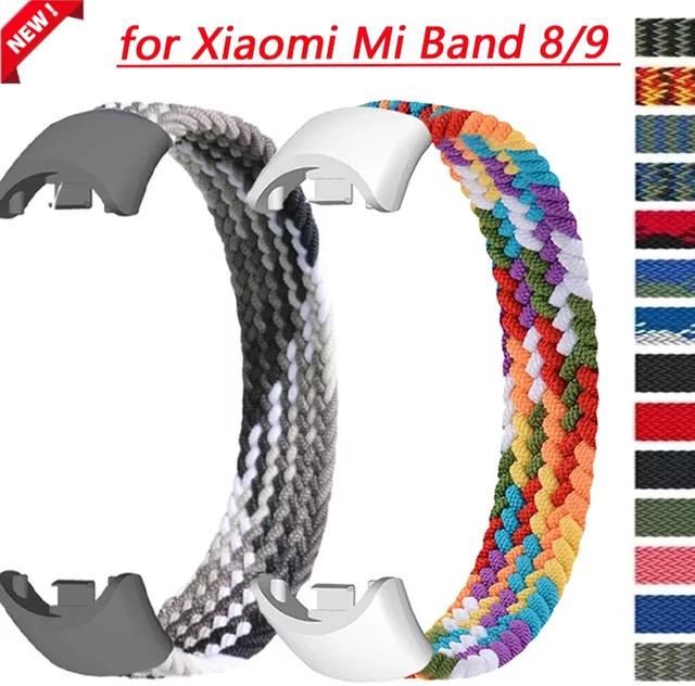 OAKCHARM Uhrenarmband Nylon, Multicolor, Xiaomi Mi Band 8 9, Unisex - Bild 1