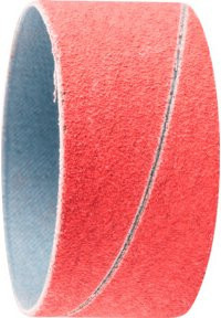 PFERD Keramikkorn Schleifhülse GSB Zylinder CO-COOL120 für Edelstahl, Farbe: Rot, Durchmesser: 60 mm, Höhe: 30 mm - Bild 1