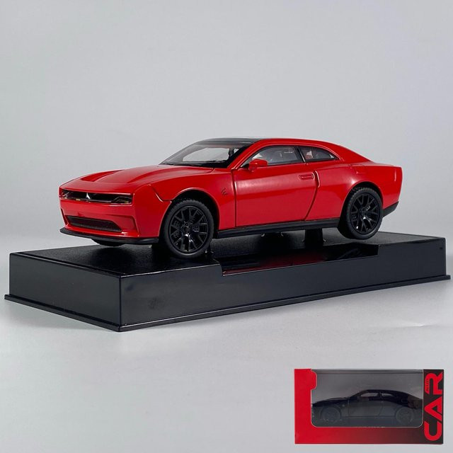 Linyi toy car Dodge Charger Daytona Srt Ev Hellcat, Modellauto, 1:32, Metall, ab 14 Jahren - Bild 1