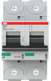 ABB S802S-K13 Leitungsschutzschalter 13A 400V grau - Bild 1