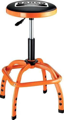 Bahco BLE305 Gartenhocker in Orange mit gepolstertem Metallrahmen - Bild 1