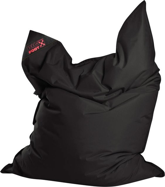 Sitting Point Sitzsack Big Foot Scuba 380 in Schwarz aus wasserabweisendem Polyester mit abnehmbarem Bezug - Bild 1