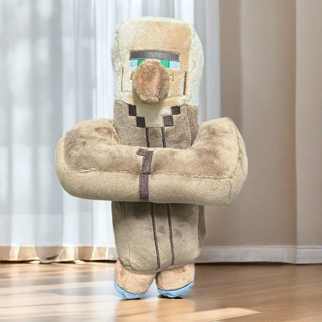 Toys D Minecraft Dorfbewohner Puppe, Plüschtier, tiefseeblau, ab 0 Jahre - Bild 1