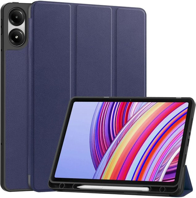 Xiaomi Smart Cover Schutzhülle für Redmi Pad Pro 12,1 Zoll mit Stifthalter und Ständer in Blau - Bild 1