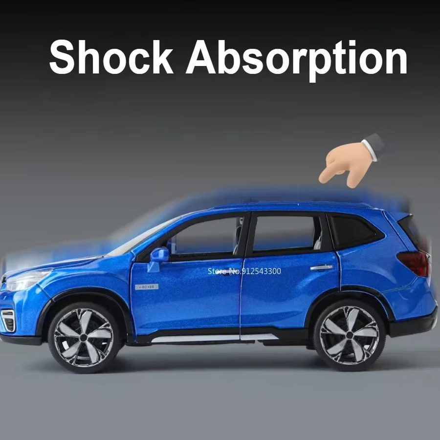 MAKEDA Forester WRXSTI Automodell, 1:30 Maßstab, Metall, mit öffnenden Türen - Bild 2