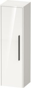 Duravit Halbhochschrank D-Code in Weiß Hochglanz, Wandmontage, B/T/H: 40 x 36 x 132 cm - Bild 1