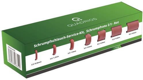 Quadrios Schrumpfschlauchsortiment Rot mit 2:1 Schrumpfrate - Bild 1