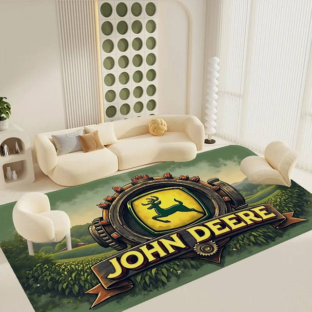 ZbrTwelve John Deere Badezimmermatte Rutschfest und Wasserabsorbierend, Grün, B/B: 40 x 60 cm - Bild 1