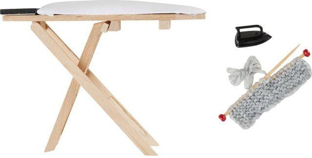 HobbyFun Wichtel-Set Bügelbrett Bügeleisen & Strickutensilien - Bild 1