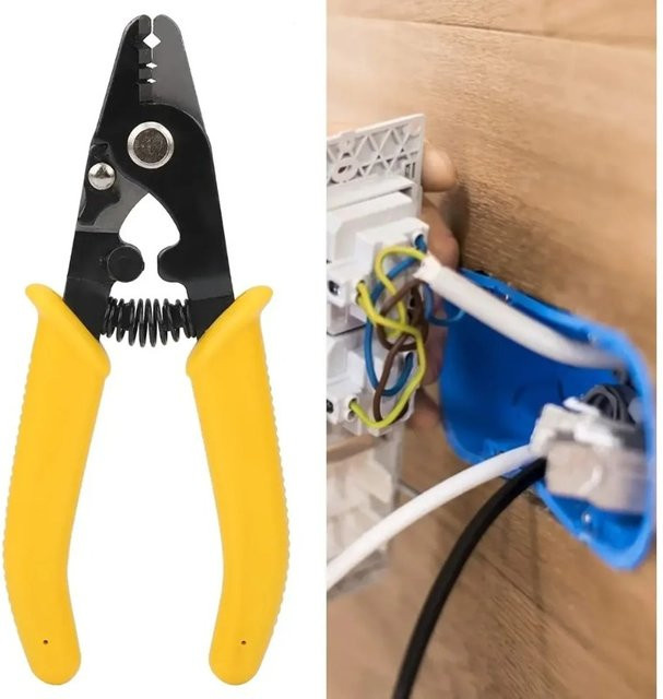 FATCOOL Multifunktionale Faser-Abisolierzange CFS3 mit Dreifach- und Doppelport-Miller-Funktion für Lederkabel und Fusion Splicer - Bild 1