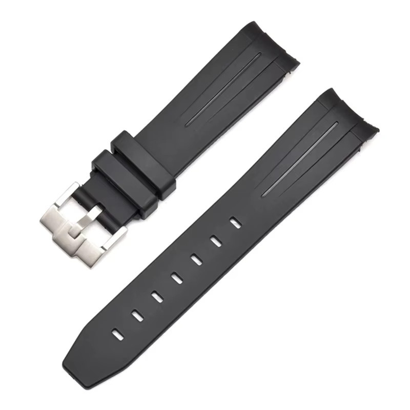 Aotelayer Uhrenarmband Silikon, Schwarz, Unisex - Bild 2