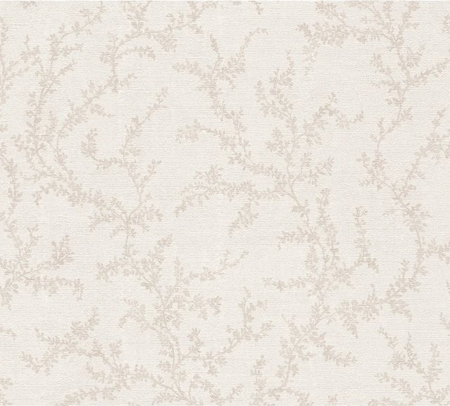 A.S. Création Vliestapete Natur Floral in Beige, Weiß und Braun, B: 53 cm, H: 1005 cm - Bild 1