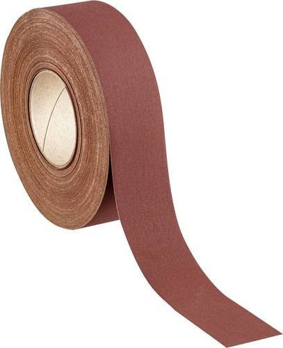 Rhodius SPBR 300588 Schleifband Körnung 400 für Metall und Holz, Farbe Braun, L x B: 50 m x 50 mm - Bild 1