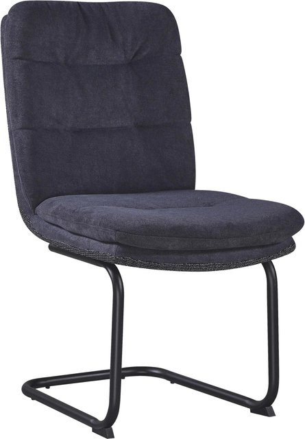 Mömax Stuhl Nova in Grau mit Polsterung und Metallgestell für Esszimmer oder Home Office - Bild 1