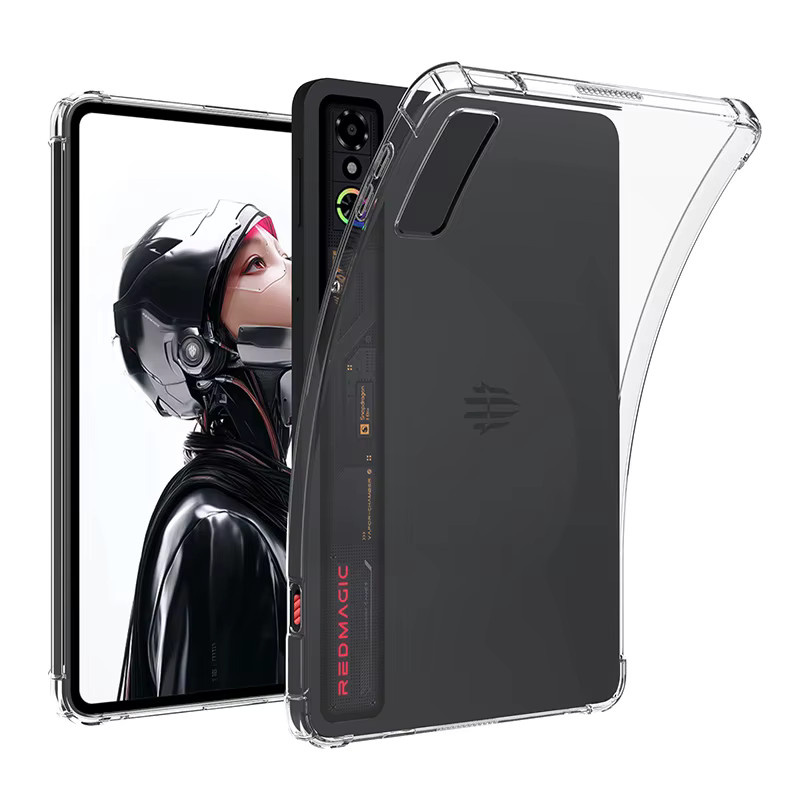 ZTE Nubia RedMagic Astra Gaming Tablet 3 Pro Schutzhülle mit Slim Airbags in Transparent, weiche TPU-Hülle für 9,06 Zoll Displays - Bild 2