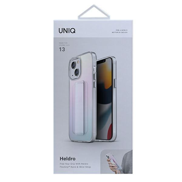 UNIQ Heldro iPhone 13 Hülle mit iridescentem Riemen in Multicolour - Bild 2