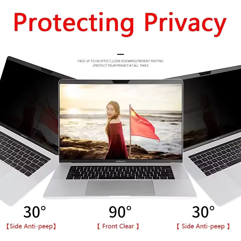Magnetischer Sichtschutz-Displayschutzfolie für Apple MacBook Pro und MacBook Air in Schwarz - Bild 2