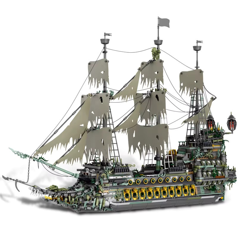 GUCAA Fliegende Dutchman Piraten Schiff, Bausteine Modell, 5865 Teile - Bild 4