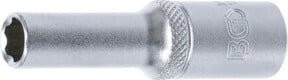 BGS Steckschlüssel-Einsatz Super Lock tief Antrieb Innenvierkant 3/8 Zoll SW 8 mm in Silber - Bild 1