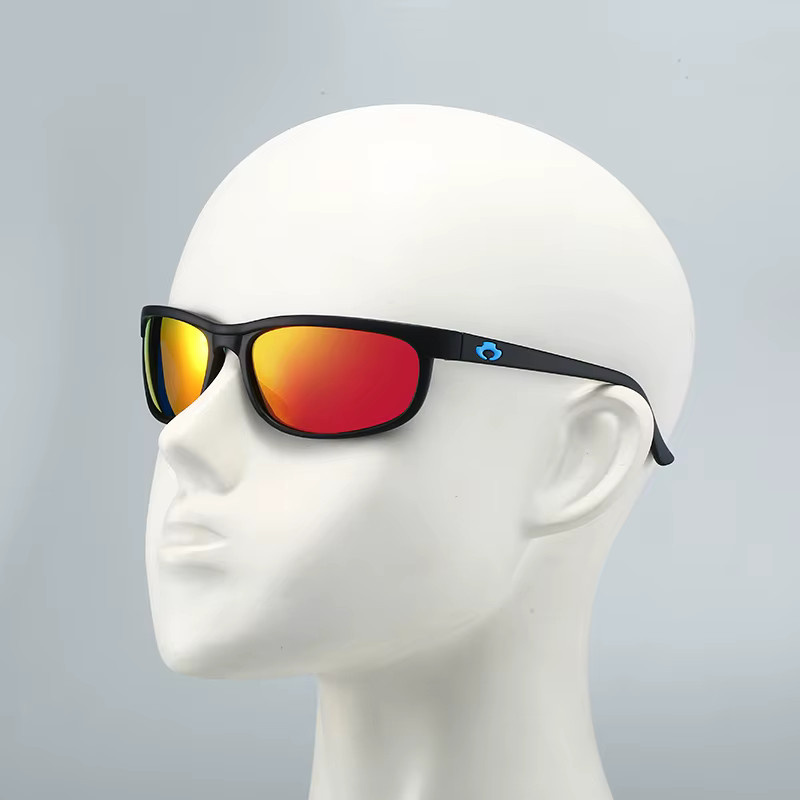Karos Sonnenbrille, polarisiert, rectangular, Kunststoff, Unisex, sand - Bild 3