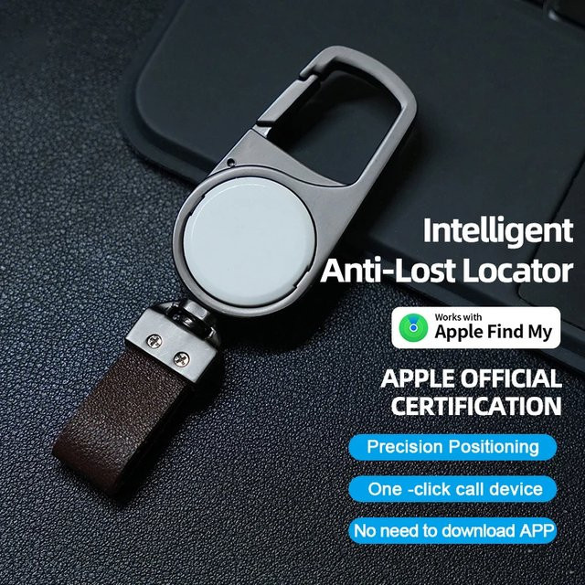 Apple MFI-zertifizierter Smart GPS Bluetooth Anti-Verlust-Tracker für die Find My App als Schlüsselanhänger - Bild 1