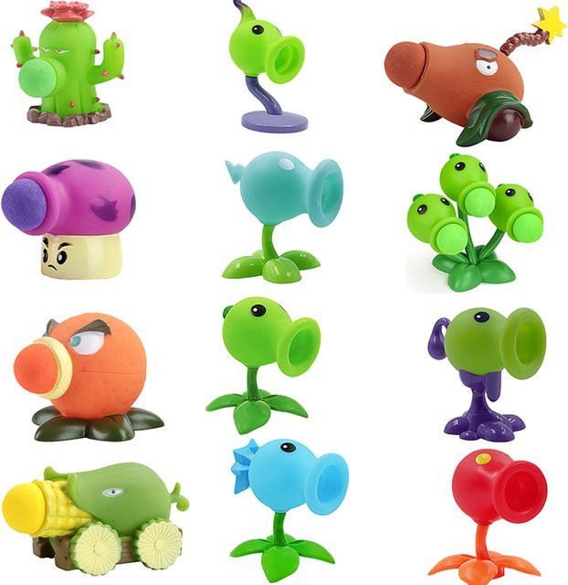 Plants vs. Zombies Peashooter Gatling Pea Shooter, Actionfiguren, 1-teiliges Set - Bild 1