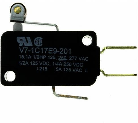 Honeywell SPS V7-1C17E9-201 Schnappschalter Single in Schwarz aus Edelstahl - Bild 1
