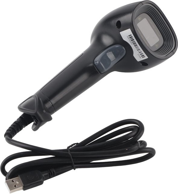 Neoglint 1D Handheld Barcode-Scanner USB-kabelgebundene Scanpistole in Grau - Bild 1