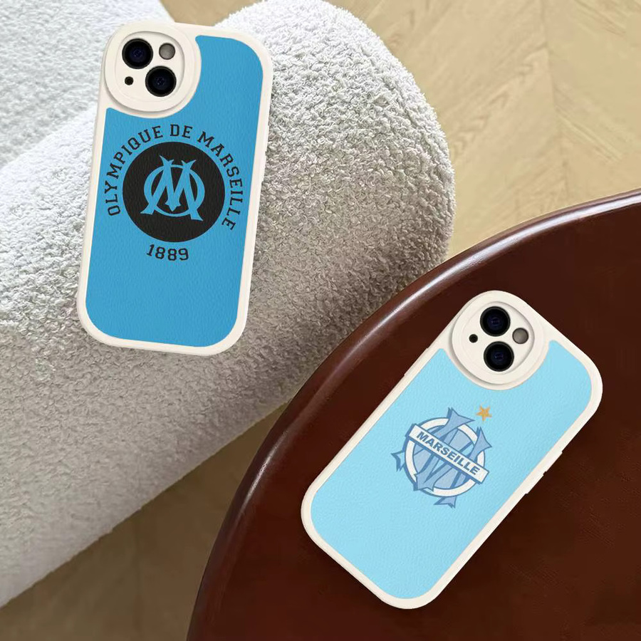 Potdemiel Handyhülle für iPhone 16 15 14 13 12 11 Pro Max Plus Leder Soft Case in Blau - Bild 4