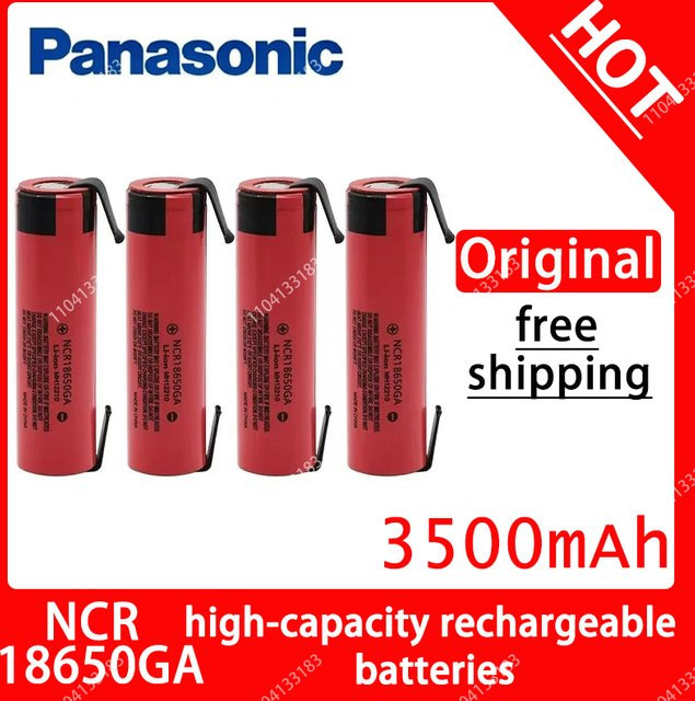 Panasonic NCR 18650GA Lithium-Ionen Akku mit 3500mAh und 3,7V - Bild 1