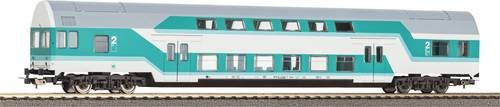 Piko Doppelstocksteuerwagen DBmq 776, H0, mintgrün, 1:87 - Bild 1