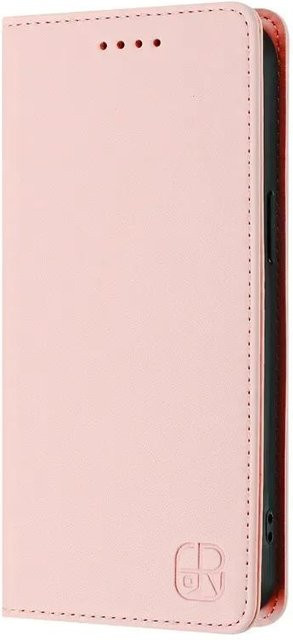 Luxus Leder-Handyhülle mit Geldbörsenfunktion und Magnetverschluss für Samsung Galaxy A03 Core in Rosa - Bild 1