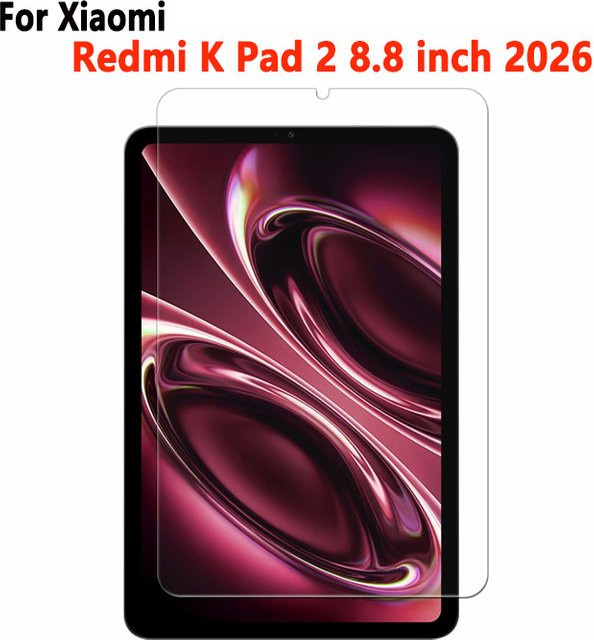 2 Stück Xiaomi Redmi K Pad 2 Displayschutzfolie aus gehärtetem Glas, 8,8 Zoll, HD Anti-Kratz, transparent - Bild 1
