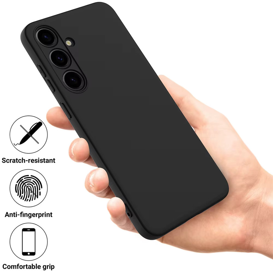 Soft Silikon Schutzhülle für Samsung Galaxy S25 S24 S23 S22 S21 Plus Ultra sowie Galaxy A54 A34 A53 A52 A41 A51 in Schwarz und Grün - Bild 2