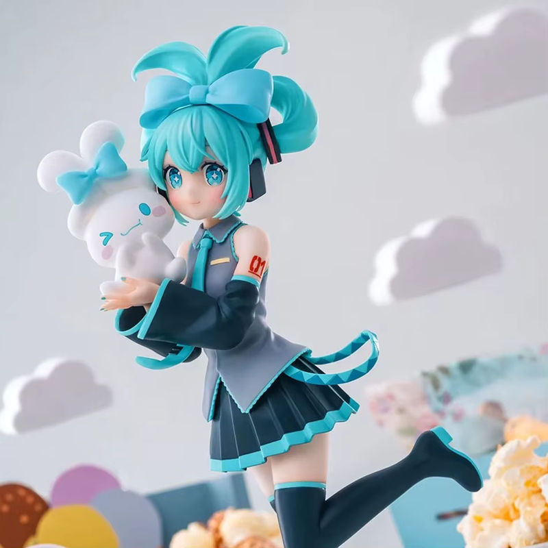 Bandai Anime Figur Hatsune Miku X Cinnamoroll Dekoration mehrfarbig Höhe: 21 cm - Bild 4