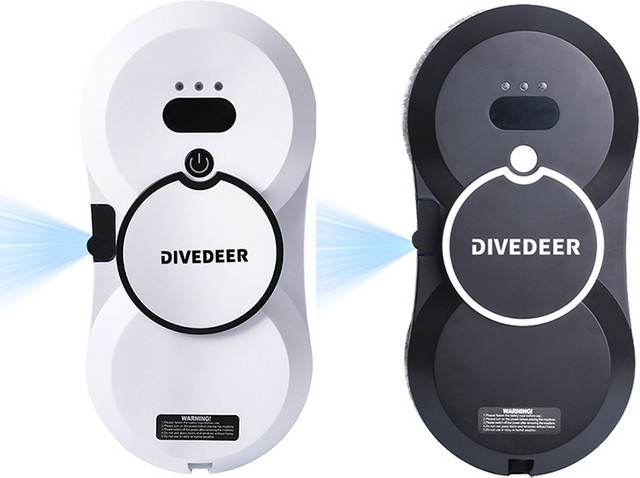 DIVEDEER Wasserspray-Fensterreinigungsroboter mit bürstenlosem Motor und intelligenter Sprühfunktion in Weiß - Bild 1