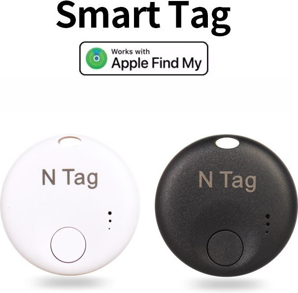 Apple AirTag Bluetooth Tracker Smart Tag in Weiß für iOS Find My Tracking zur Ortung von Schlüsseln, Geldbörse und Gepäck - Bild 1