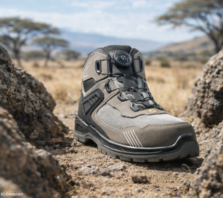 Alpha-Tex ESD Sicherheitsschuh SAHARA S3S SR in Braun aus Leder - Bild 1