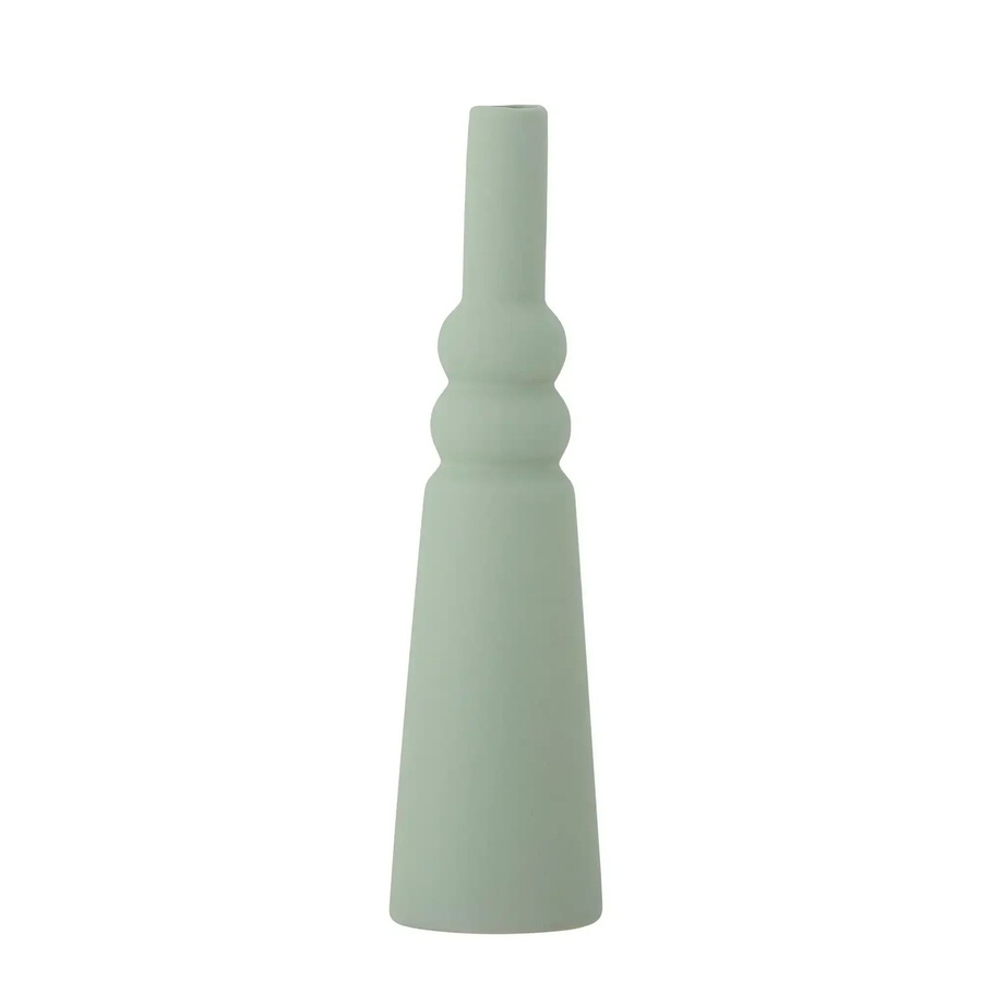 Bloomingville Keramikvase Isolde in Grün aus Steingut, skandinavisches Design, Höhe: 28,5 cm - Bild 1