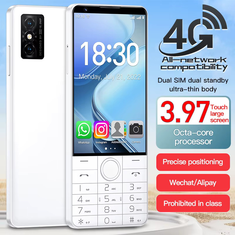 DOOV R70 Pro 4G Smartphone mit Android, 4 Zoll Touchscreen, 6 GB RAM und 128 GB Speicher, 16 MP Kamera, Farben: Grau oder Weiß - Bild 3