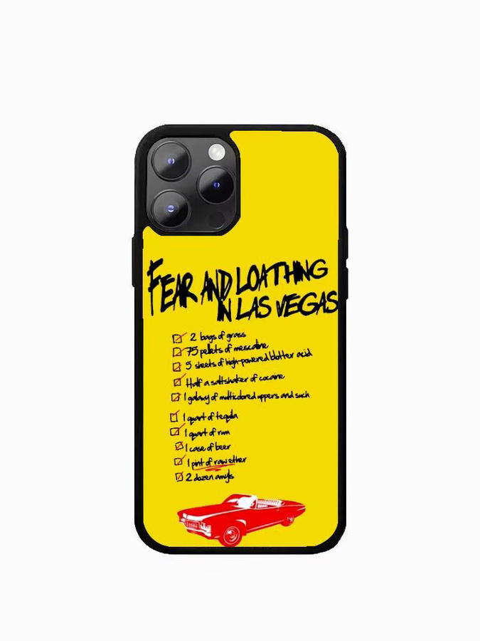 Movie Fear and Loathing in Las Vegas Handyhülle für iPhone 11-16 Pro Max, bunt und rutschfest mit Anti-Fingerabdruck-Beschichtung - Bild 3