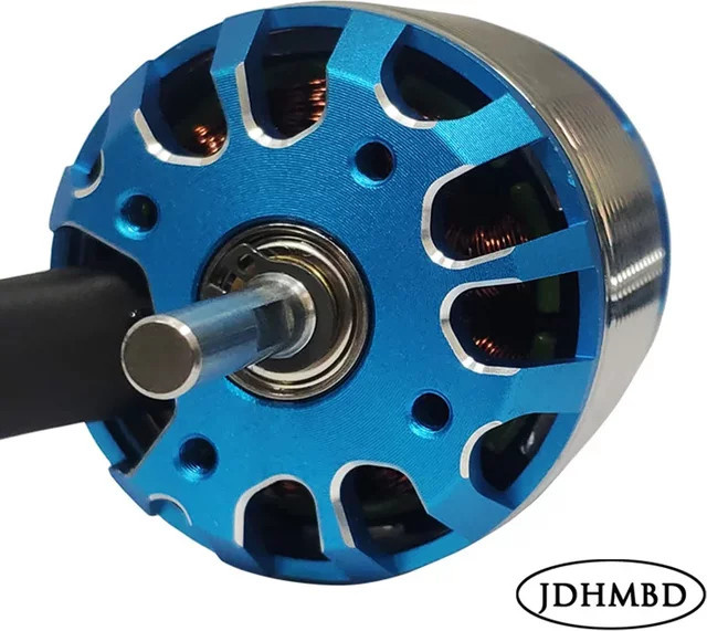 JDHMBD Bürnenloser Motor für RC Hubschrauber, Metall, Zubehör - Bild 1