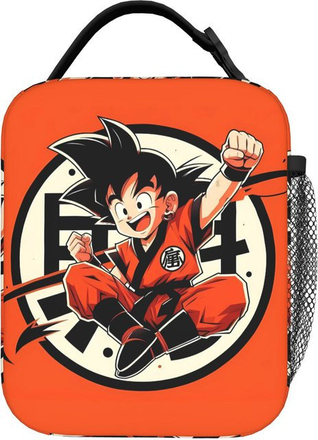 Bandai Dragon Ball Lunch Bag Father & Son Goku Isolierte Kühltasche für Unisex in Orange B: 26,0 cm, T: 21,0 cm - Bild 1