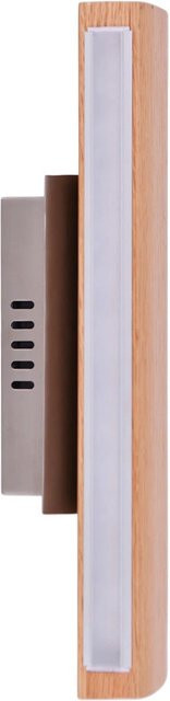 Näve LED Wandleuchte Rondo in Braun aus Eiche, B/H/L: 7 x 150 x 35 cm - Bild 4