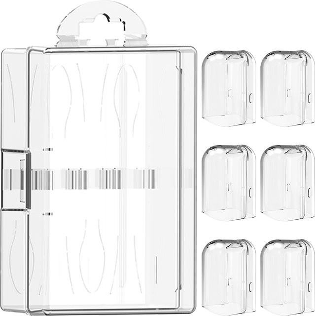 Philips Zahnbürstenkopf mit Schutzkappen und Reiseetui, transparent - Bild 1