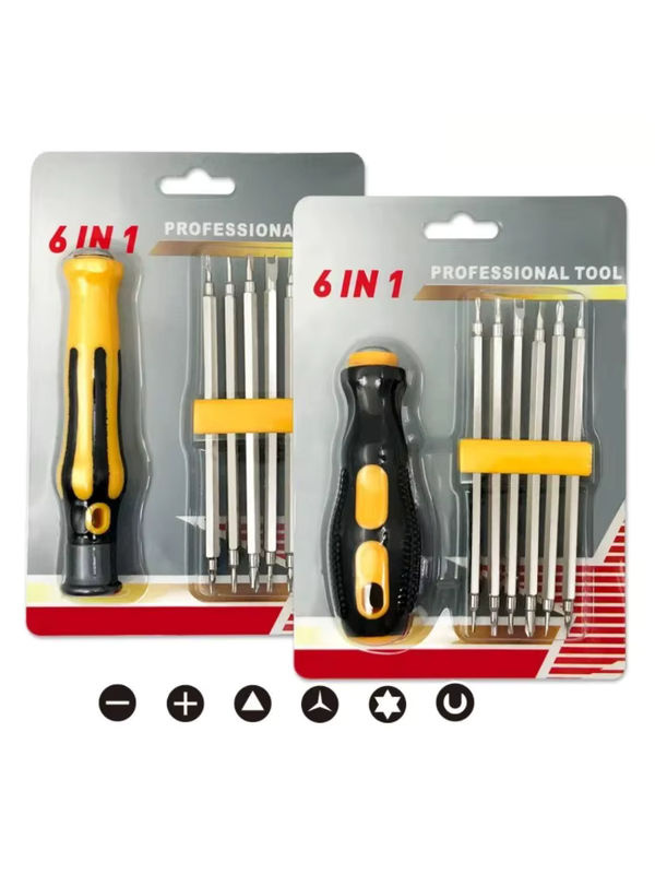 Ninth World 6-in-1 Magnetisches Schraubendreher-Set für präzise Reparaturen mit sechseckigen, Y-förmigen und U-förmigen Bits - Bild 4