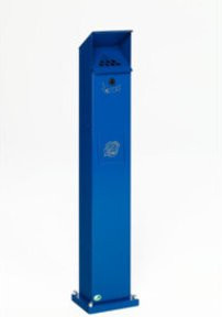VAR Ascher und Abfallsammler Kombi-Standsäule SG 115 in Enzianblau mit 2 l und 5 l Fassungsvermögen - Bild 1